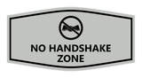 Signs ByLITA Fancy No Handshake Zone Sign