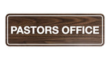 Signs ByLITA Standard Pastors Office Sign