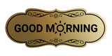 Designer Good Morning Wall or Door Sign