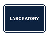 Signs ByLITA Classic Framed Laboratory Sign