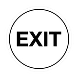 Signs ByLITA Circle Exit Sign