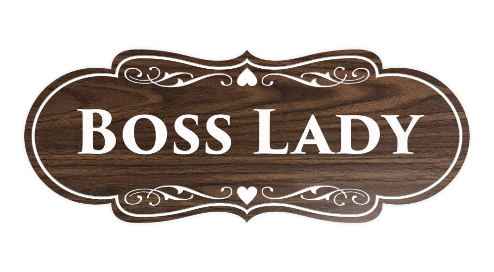 Signs ByLITA Designer Boss Lady Sign