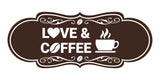 Designer Love and Coffee Wall or Door Sign