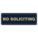 Standard No Soliciting Sign
