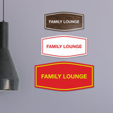 Signs ByLITA Fancy Family Lounge Sign
