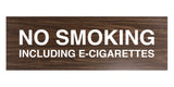 Signs ByLITA Basic No Smoking Including E-Cigarettes Sign
