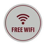 Signs ByLITA Circle Free WiFi Sign