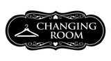 Signs ByLITA Designer Changing Room Sign with Adhesive Tape, Mounts On Any Surface, Weather Resistant, Indoor/Outdoor Use