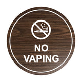 Signs ByLITA Circle No Vaping Sign