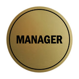 Signs ByLITA Circle Manager Sign