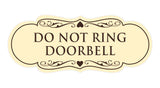 Signs ByLITA Designer Do Not Ring Doorbell Sign