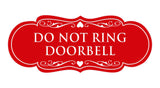 Signs ByLITA Designer Do Not Ring Doorbell Sign