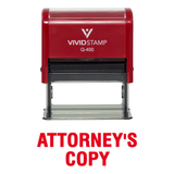 Attorney's Copy Self Inking Rubber Stamp
