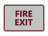 Signs ByLITA Classic Fire Exit Sign