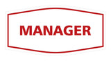 Fancy Manager Sign