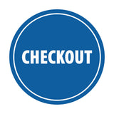 Signs ByLITA Circle Checkout Sign