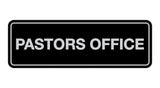 Signs ByLITA Standard Pastors Office Sign