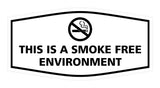 Signs ByLITA Fancy This Is A Smoke Free Environment Sign