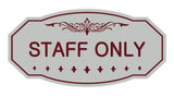 Signs ByLITA Victorian Staff Only Sign