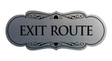 Signs ByLITA Designer Exit Route Sign