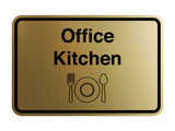 Classic Framed Office Kitchen Wall or Door Sign