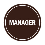 Signs ByLITA Circle Manager Sign