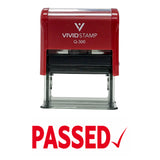 Passed Self Inking Rubber Stamp