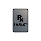 Portrait Round Rx Pharmacy Sign
