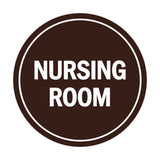 Signs ByLITA Circle Nursing Room Sign