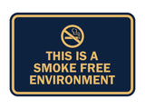 Signs ByLITA Classic Framed This Is A Smoke Free Environment Sign