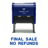 Basic FINAL SALE NO REFUNDS Self Inking Rubber Stamp