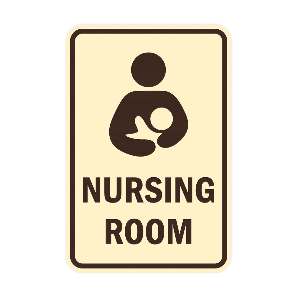 Portrait Round Nursing Room Sign