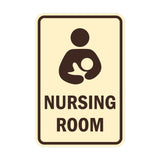 Portrait Round Nursing Room Sign
