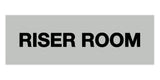 Signs ByLITA Basic Riser Room Sign