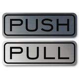 Classic Horizontal Push Pull Door Sign