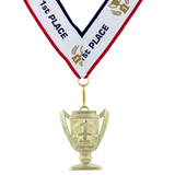 Cup Star Award Medals - Includes Ribbon