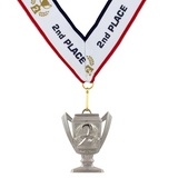 Cup Star Award Medals - Includes Ribbon