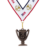 Cup Star Award Medals - Includes Ribbon