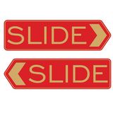 Designer Slide Door Sign