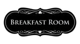 Signs ByLITA Designer Breakfast Room Sign