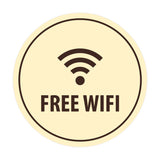 Signs ByLITA Circle Free WiFi Sign