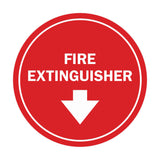 Signs ByLITA Circle Fire Extinguisher Sign