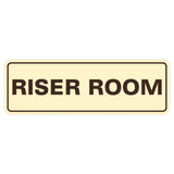 Riser Room Door / Wall Sign