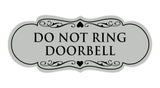 Signs ByLITA Designer Do Not Ring Doorbell Sign
