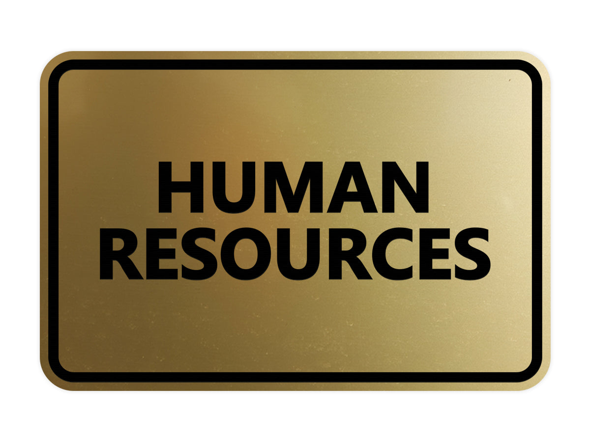 Signs ByLITA Classic Human Resources Sign