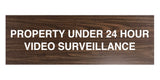 Signs ByLITA Basic Property 24 Hour Video Under Surveillance Sign