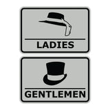 Signs ByLITA Classic Framed Ladies And Gentlemen Sign Set