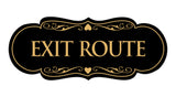 Signs ByLITA Designer Exit Route Sign