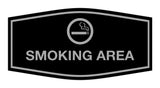 Signs ByLITA Fancy Smoking Area Sign