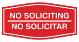Signs ByLITA Fancy No Soliciting No Solicitar Sign